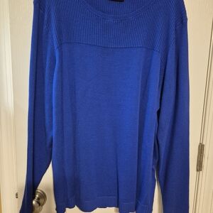 Vibrant Blue Knit Sweater